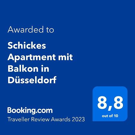 Schickes Apartment Mit Balkon In Düsseldorf Kültér fotó